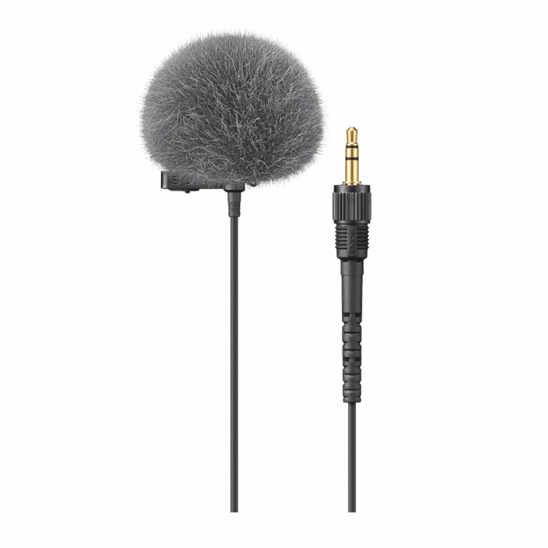 Micrófono Sony ECM-L1 solapa 3.5 mm negro paraviento de felpa