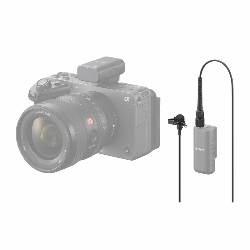 Micrófono Sony ECM-L1 solapa 3.5 mm negro modo de conexión