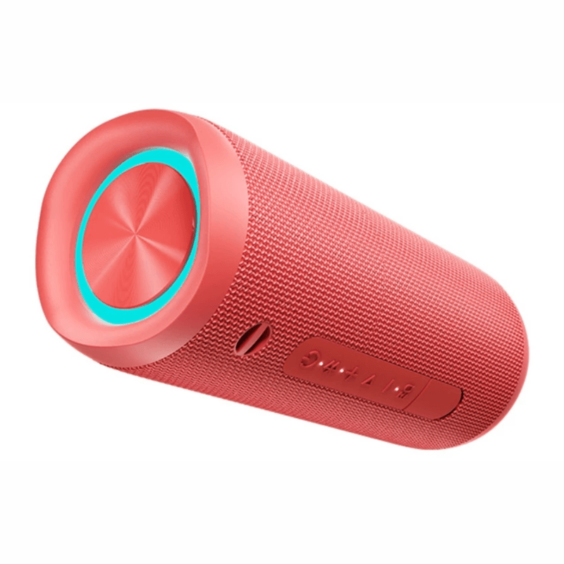 Parlante QCY SP7 40 W Bluetooth 5.4 IPX7 RGB rojo botones