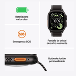 Apple Watch Ultra 3 49mm GPS Cellular Alpine M black características