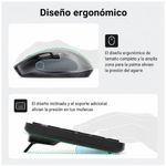 Kit Teclado y Mouse Ugreen Inalámbrico 4000 DPI negro ergonómico