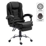 Silla gerencial Sillium con masajeador lumbar negra diagonal