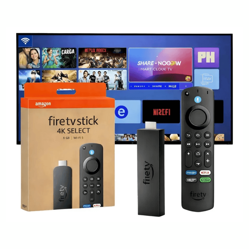 Convertidor Amazon Fire TV Stick 4K Select 8GB Alexa resolución 4K Ultra HD