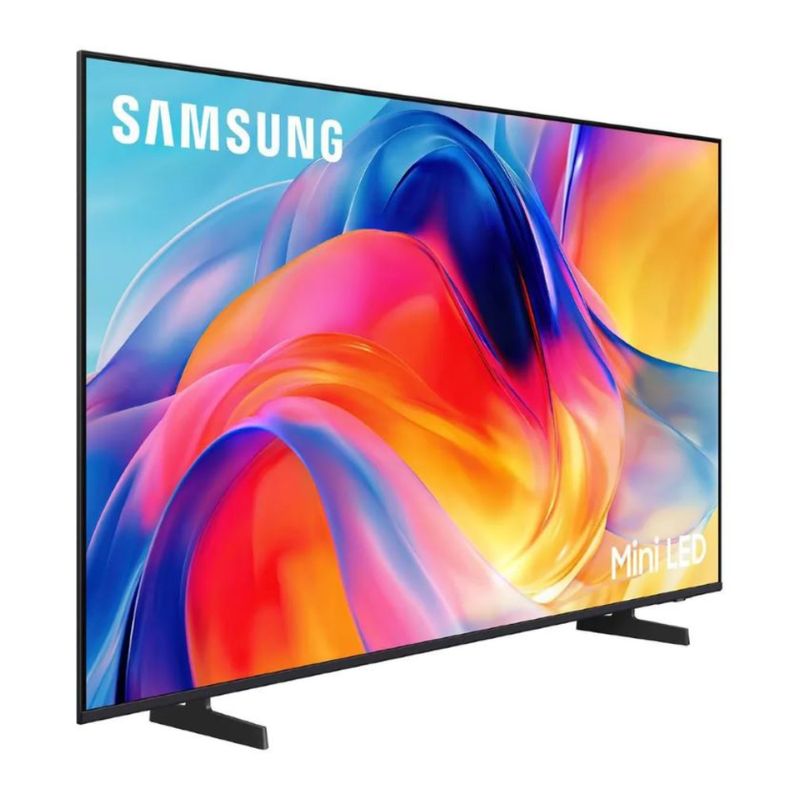 Televisor Samsung Smart TV 85 pulgadas Mini LED 4K 2026 frontal oblicuo