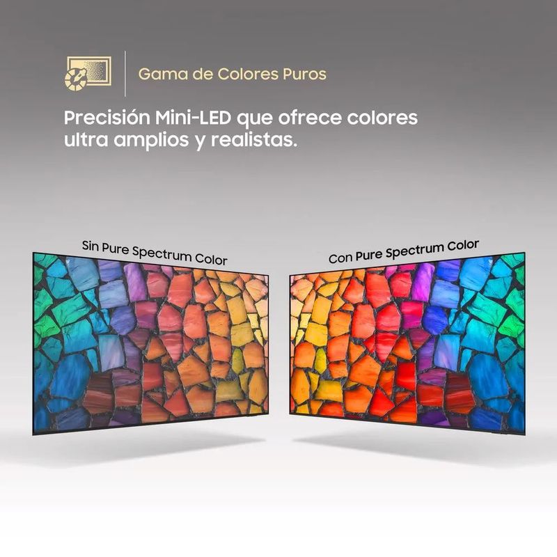 Televisor Samsung Smart TV 85 pulgadas Mini LED 4K 2026 pantalla