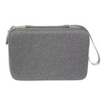 Estuche organizador Roadtrip M rígido nylon gris 17x12cm dorsal