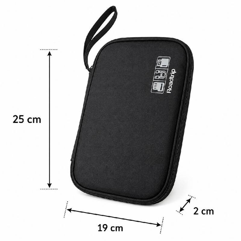 Estuche organizador Roadtrip para cables y accesorios