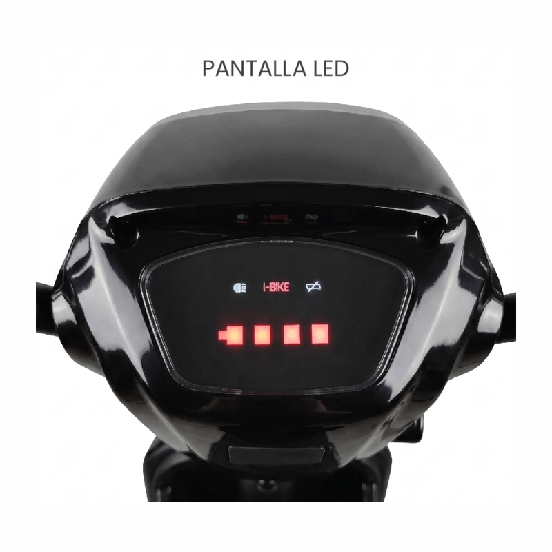 Bicimoto eléctrica Motare Flash 500W 25km/h 30-35km negro pantalla
