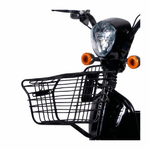 Bicimoto eléctrica Motare Flash 500W 25km/h 30-35km negro canasta