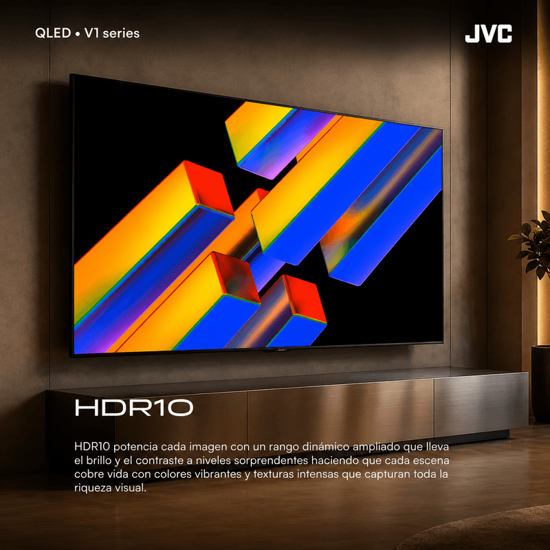 Smart TV JVC 40 QLED Full HD Android TV potencia