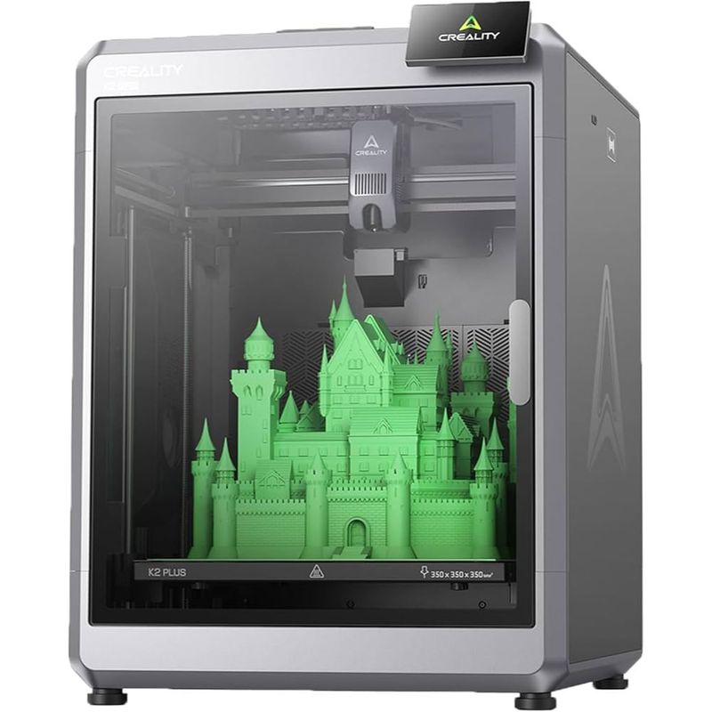 Impresora 3D Creality K2 Plus FDM 350 mm con Wi-Fi contenido