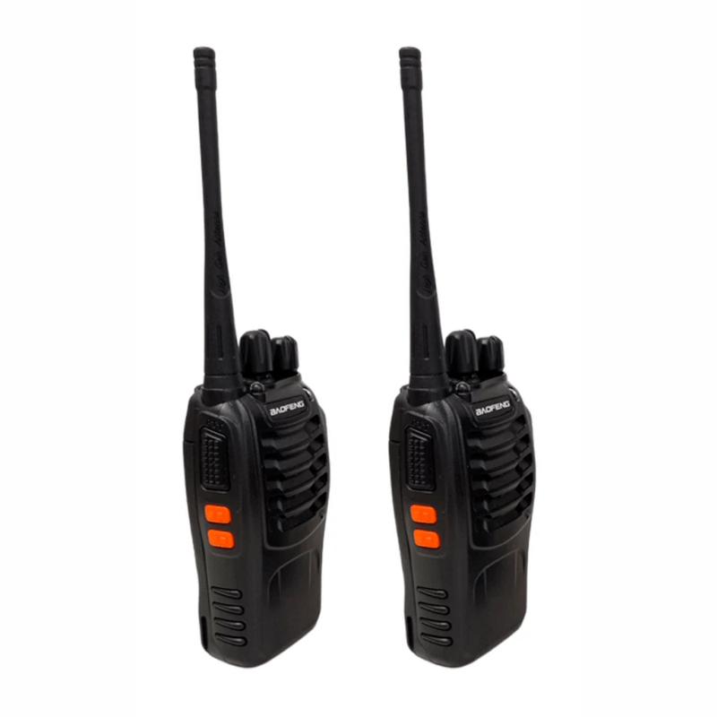 Pack x2 radios Baofeng BF-888S UHF 3W 16 canales oblicuo