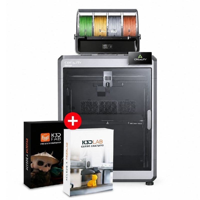 Impresora 3D Creality K2 Plus Combo multicolor 350 mm