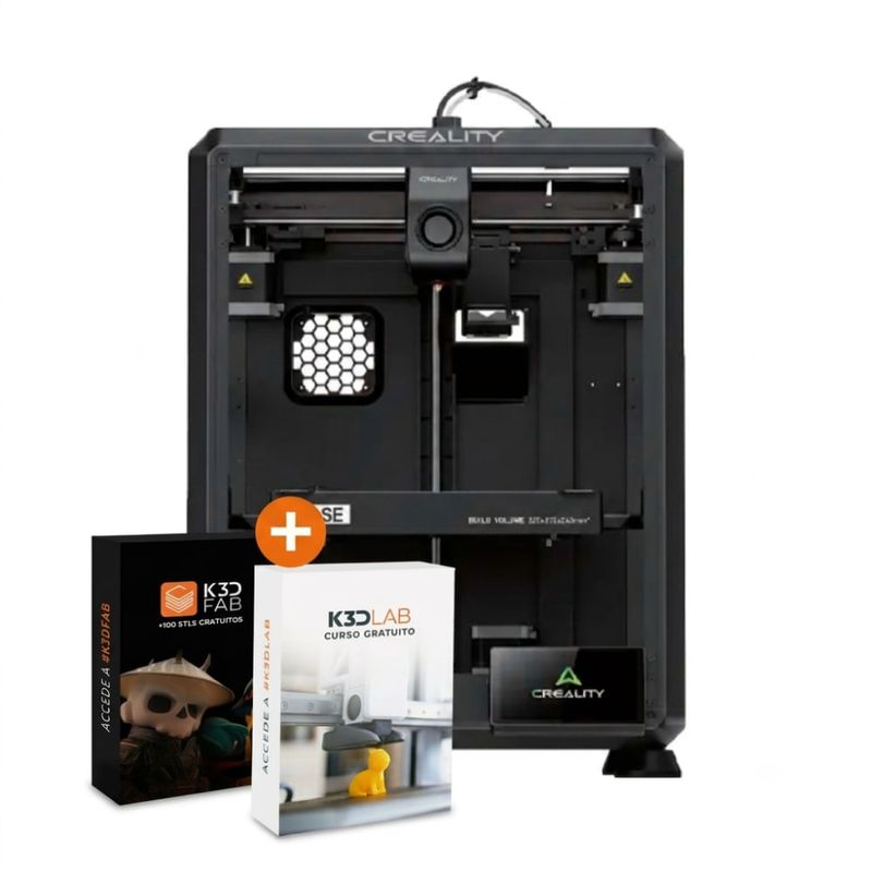 Impresora 3D Creality K2 SE multicolor y rápida frontal