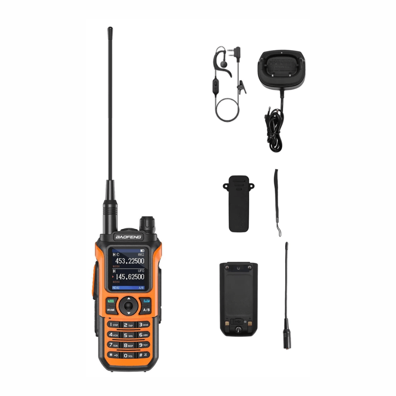 Radio Baofeng UV21-PRO 8W 999 canales FM IP45 frontal