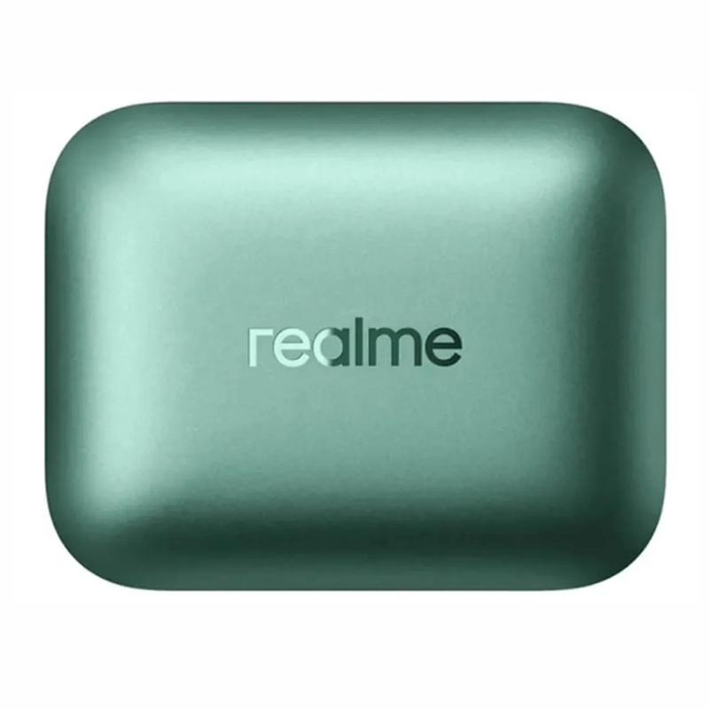 Audífonos Realme Buds Air 7 Pro ANC IP55 48 h verde estuche de carga