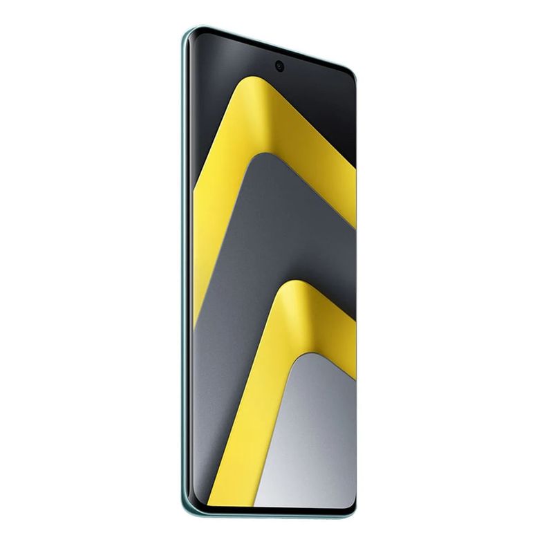 Celular Xiaomi POCO M8 5G 256GB 8GB RAM verde frontal oblicuo