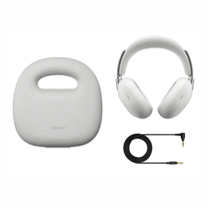 Audífonos Sony WH-1000XX/W ANC Bluetooth 6.0 32 h blanco contenido de caja