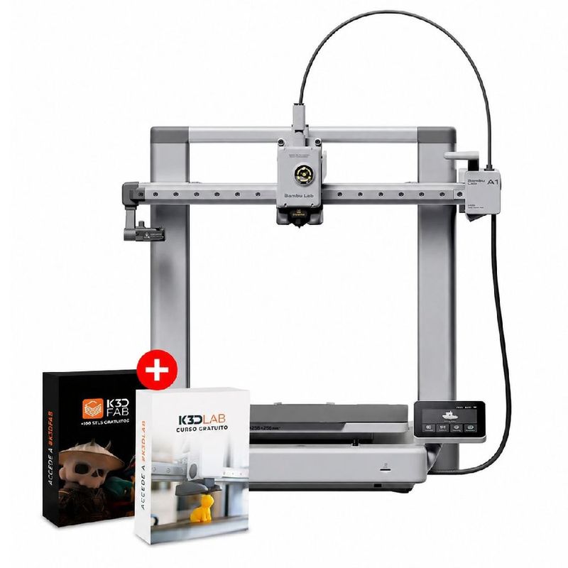 Impresora 3D Bambu Lab A1 V2 FDM con Wi-Fi frontal