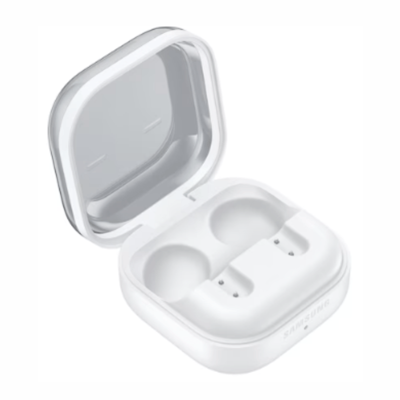 Audífonos Samsung Galaxy Buds4 ANC 30 h blanco modo de carga