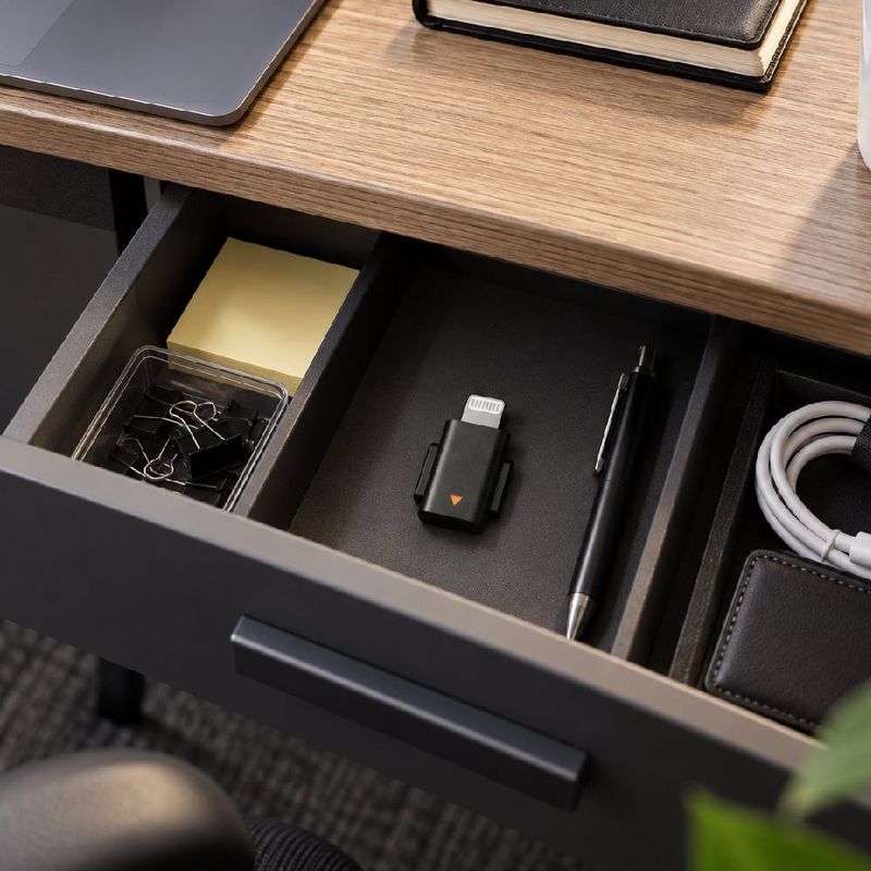 Adaptador Lightning DJI Mic Mini para iPhone