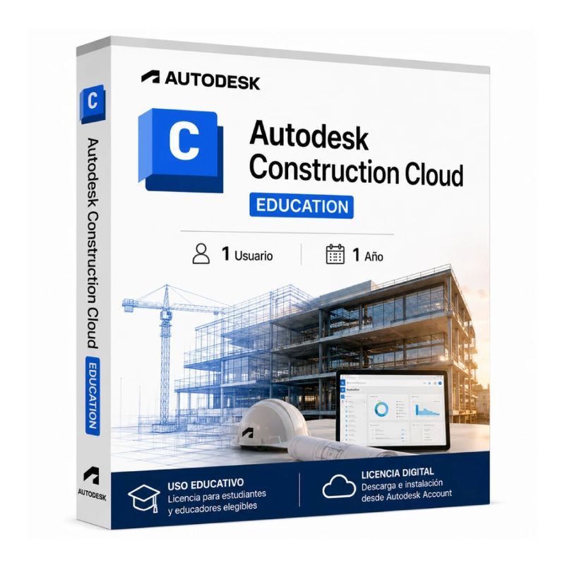 Licencia Autodesk Construction Cloud Education 1 año