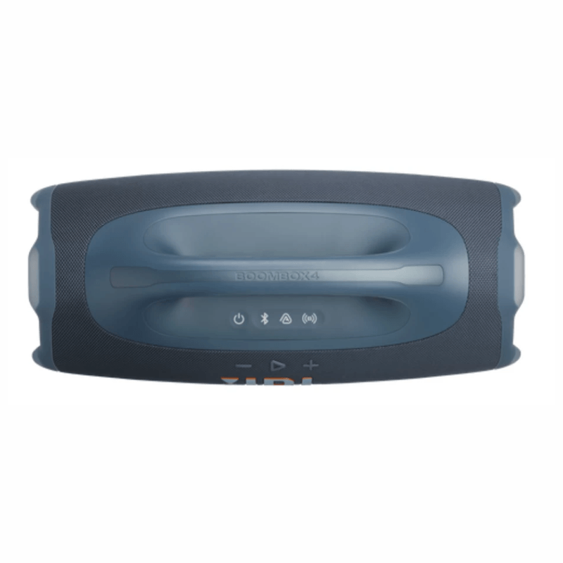 Parlante JBL Boombox 4 210W IP68 34 h Auracast azul controles