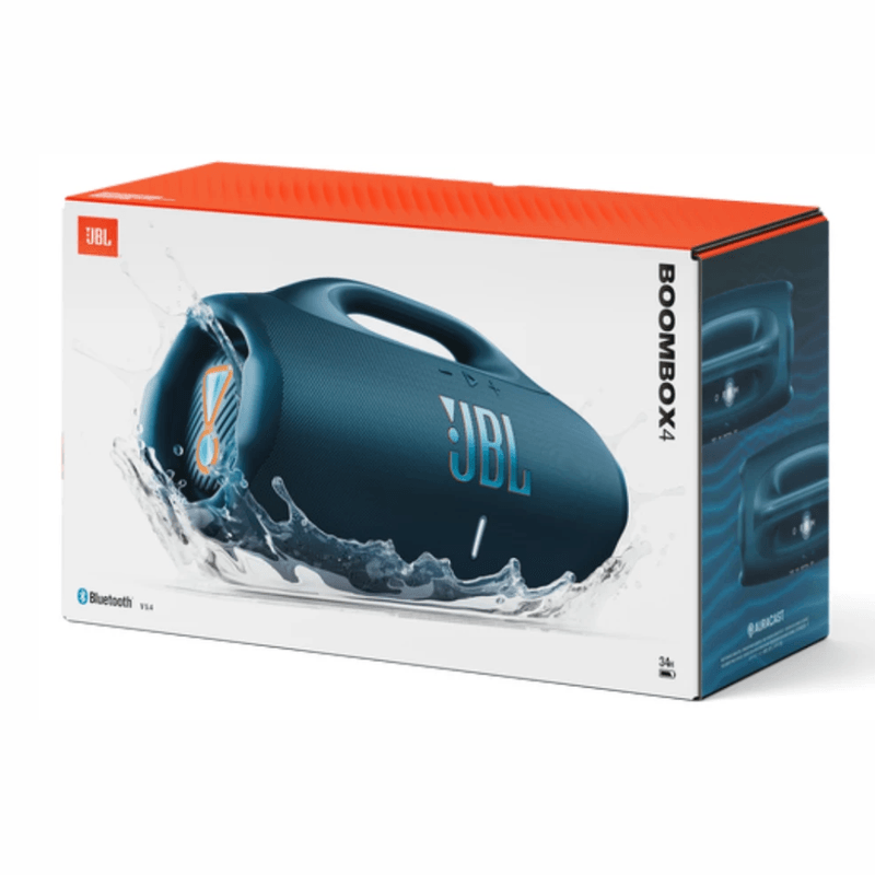 arlante JBL Boombox 4 210W IP68 34 h Auracast azul caja