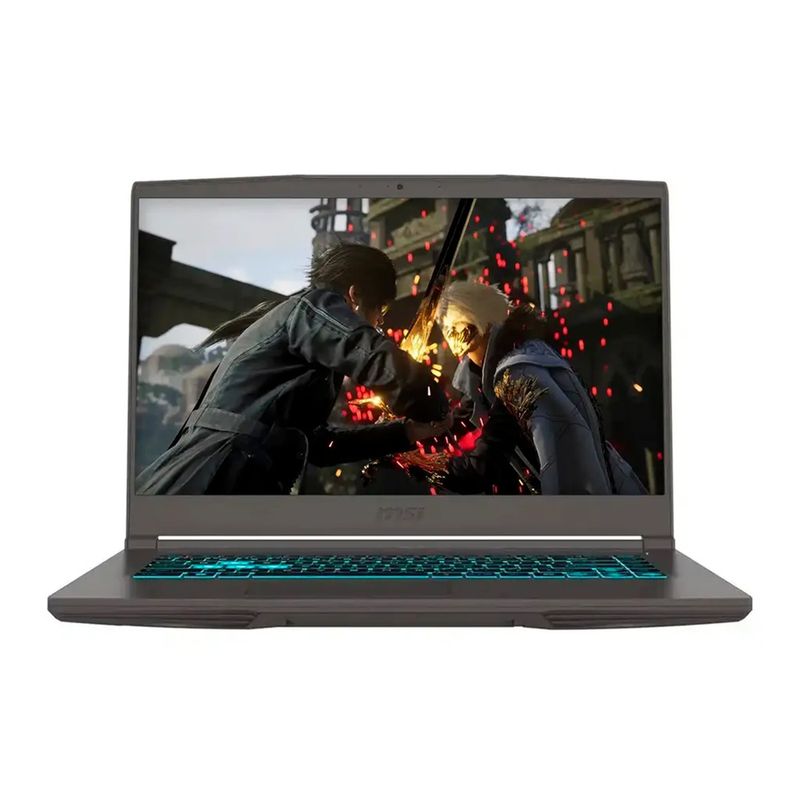 Laptop gamer MSI Thin A15 Ryzen 7 RTX 4050 144 Hz frontal