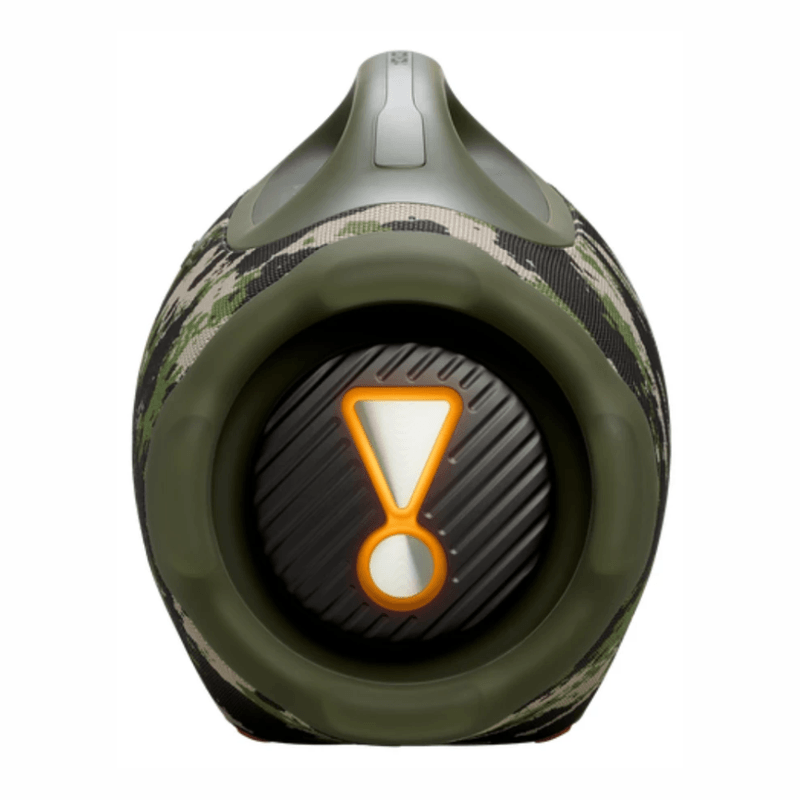 Parlante JBL Boombox 4 210W IP68 34 h Auracast camuflado lateral