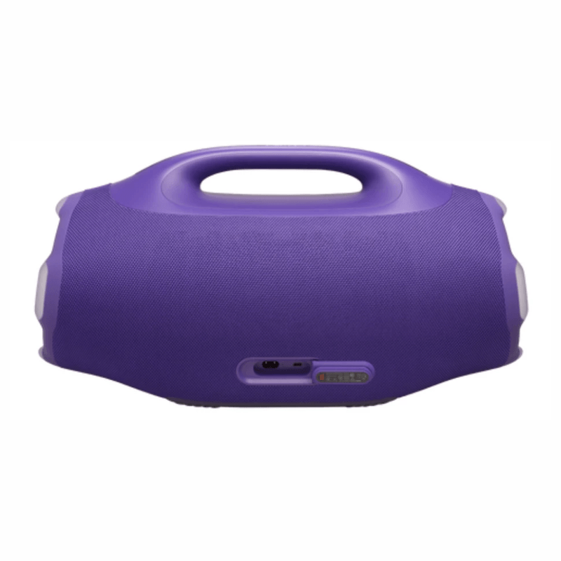 Parlante JBL Boombox 4 210W IP68 34 h Auracast morado posterior