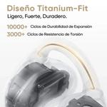 Audífonos Realme Buds Clips Bluetooth 5.4 IP55 36 h negro diseño open ear