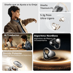 Audífonos Realme Buds Clips Bluetooth 5.4 IP55 36 h negro especificaciones