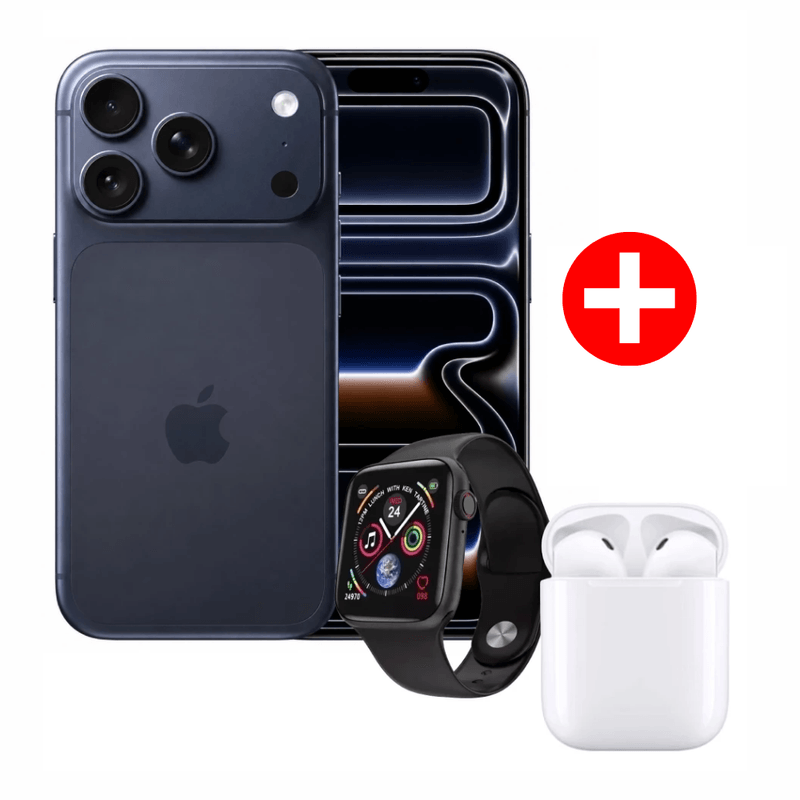 iPhone 17 Pro Max 256 GB 12 GB RAM 5G eSIM azul frontal