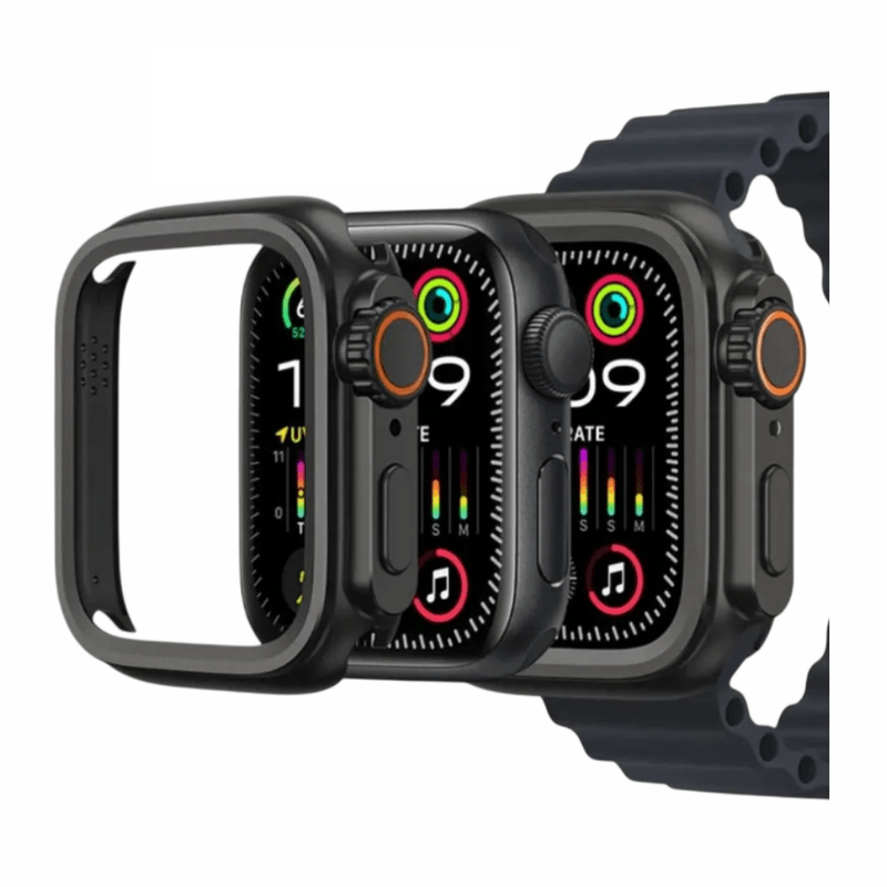 Case Amband Ultra Apple Watch 44mm Series 4 al 9 negro muestra