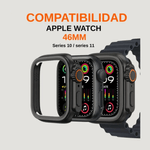 Case Amband Ultra Apple Watch 44mm Series 4 al 9 negro compatibilidad