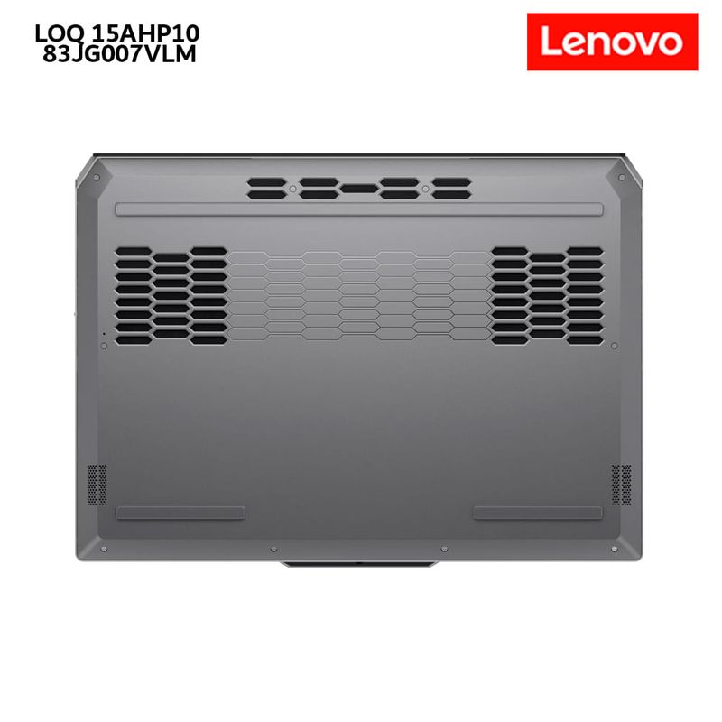 Laptop gamer Lenovo LOQ 15AHP10 con RTX 5050 inferior