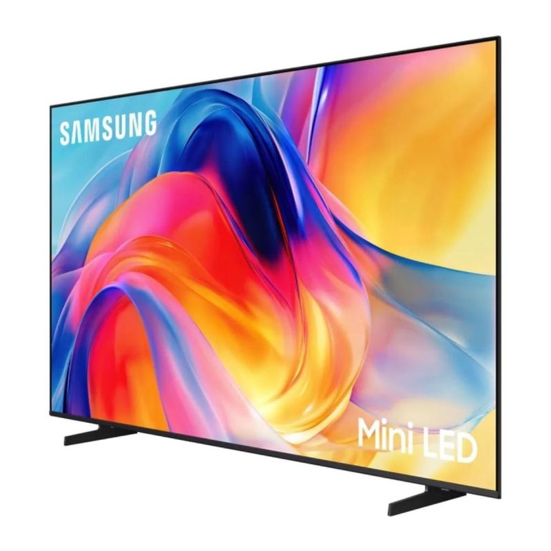 Televisor Samsung Smart TV 55 Mini LED 4K 2026 negro frontal oblicuo