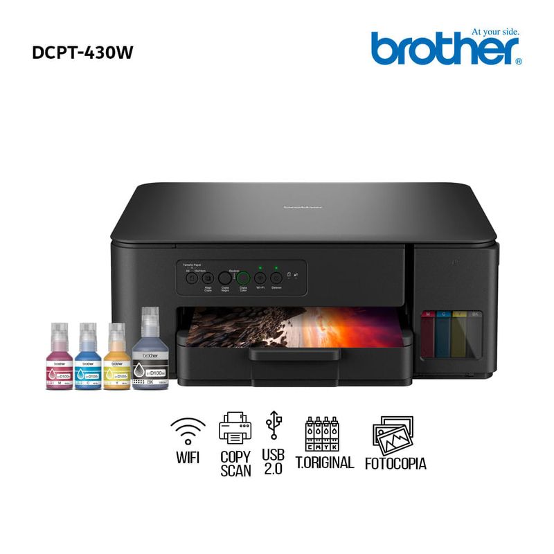 Impresora Brother DCP-T430W multifuncional Wi-Fi
