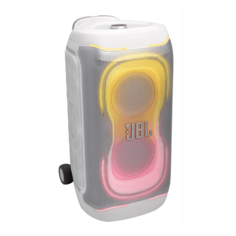 Parlante JBL PartyBox 330 280 W Bluetooth 6.0 18 h blanco de lado