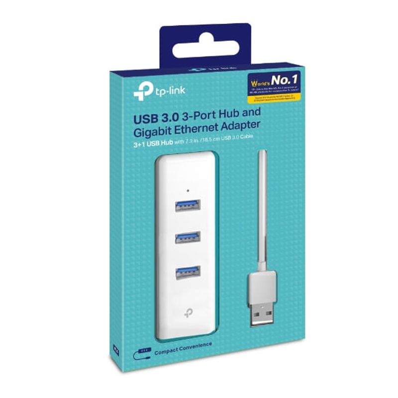 Hub USB TP-Link UE330 con Ethernet Gigabit garantía