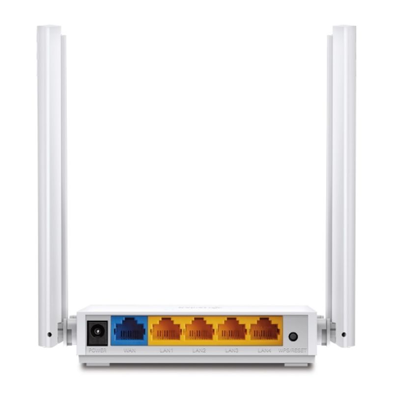 Router TP-Link Archer C24 WiFi 5 750 Mbps blanco dorsal