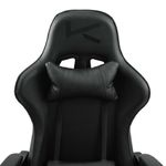 Silla gamer Kuzler RIK-101AB Pro reclinable negra frontal