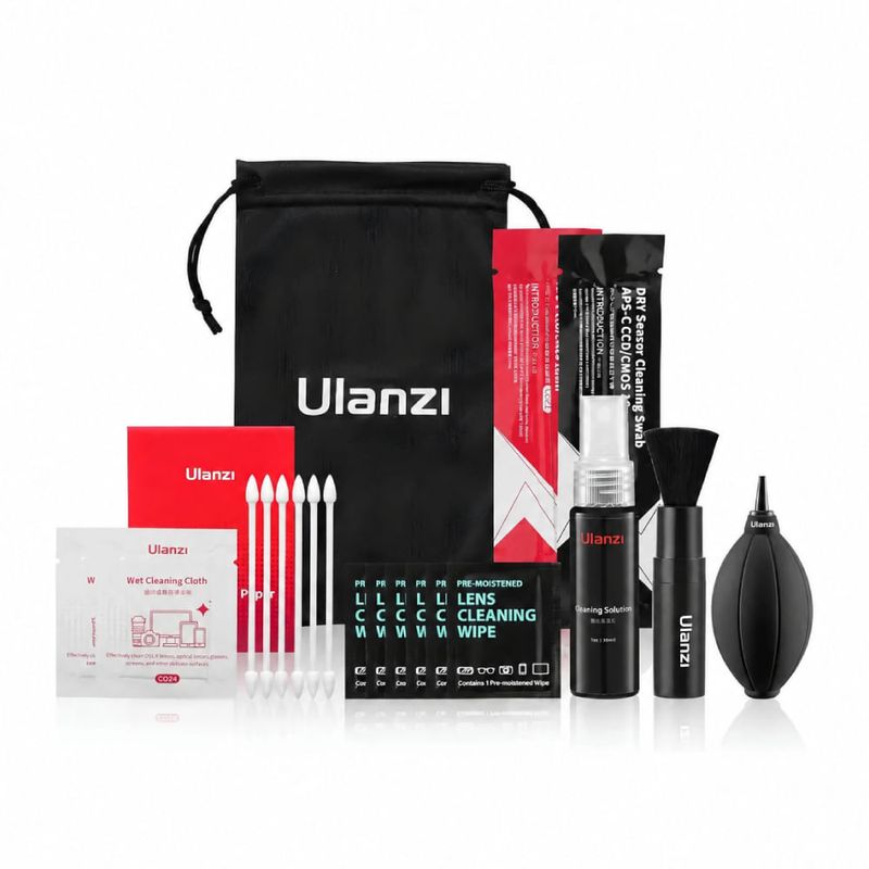 Kit de Limpieza Ulanzi 10 en 1 para cámaras y lentes frontal