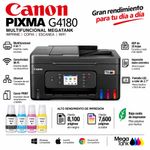Impresora multifuncional Canon G4180 de inyección características