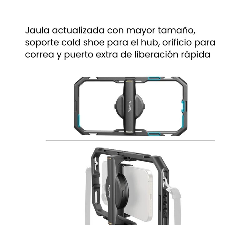 Kit de Video SmallRig 4597 para smartphone negro