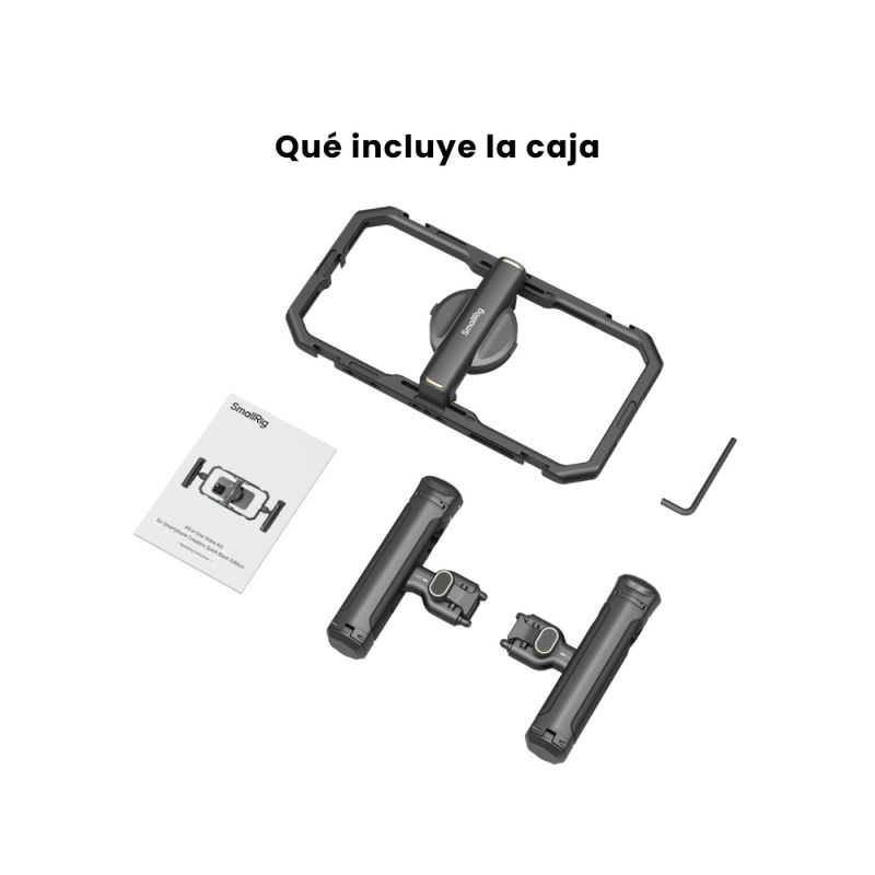 Kit de Video SmallRig 4597 para smartphone contenido