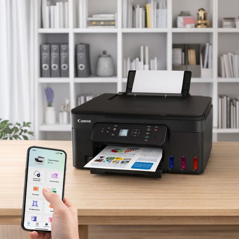 Impresora Canon G3180 Wi-Fi con tinta continua app