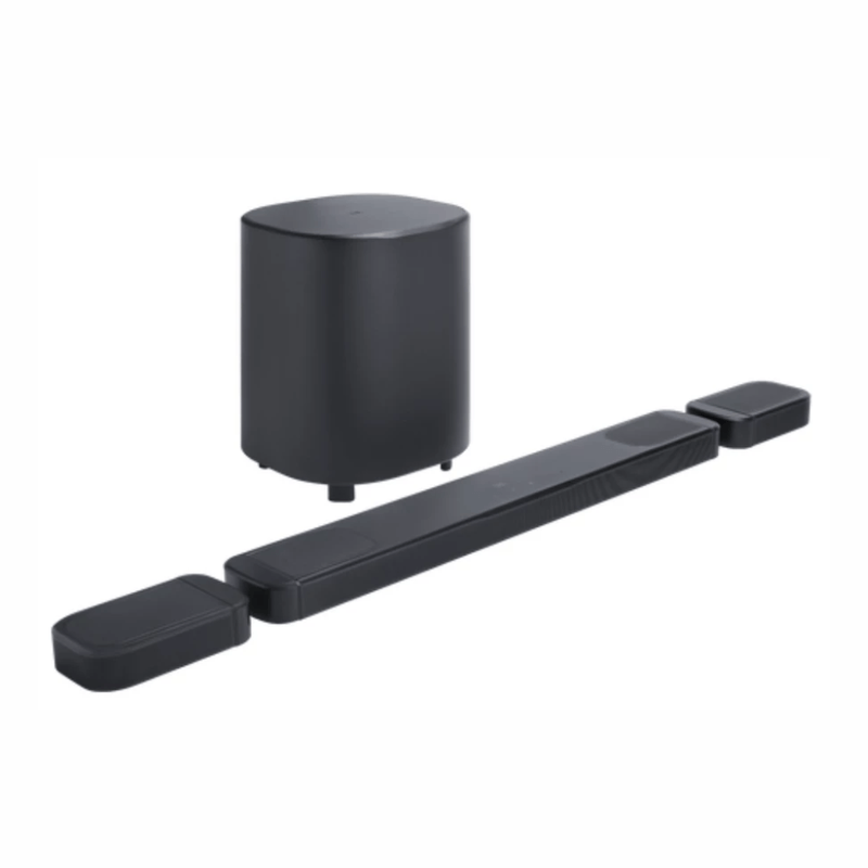 Barra JBL BAR 1000MK2 960W Dolby Atmos Bluetooth 5.3 lateral izquierdo