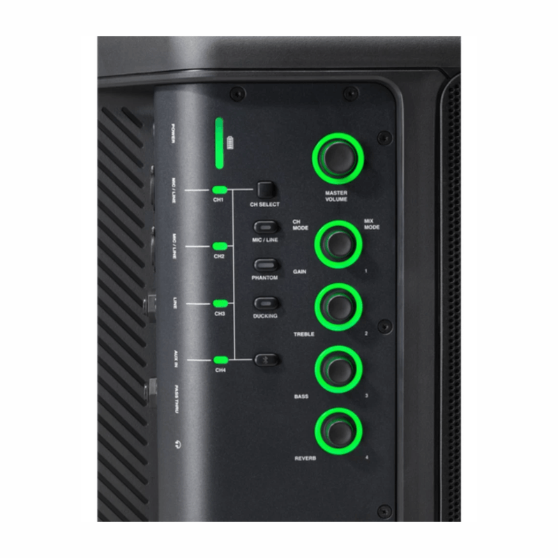 Parlante JBL EON ONE Compact 150 W Bluetooth 5.0 12 h negro controles